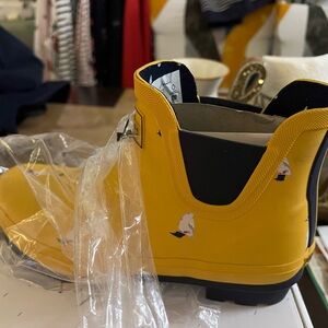 Joules Yellow Rain Boots